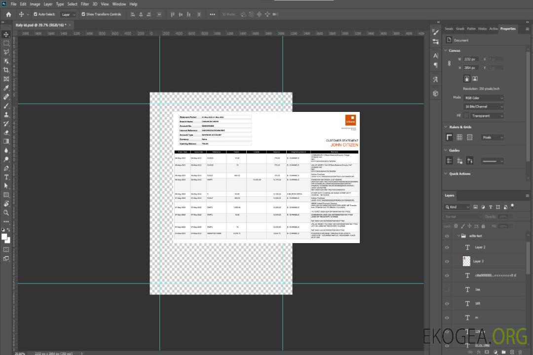 Relevé GTBank du Nigeria, modèle Word et PDF, version 2 template Relevé GTBank du Nigeria, modèle Word et PDF, version 2 template